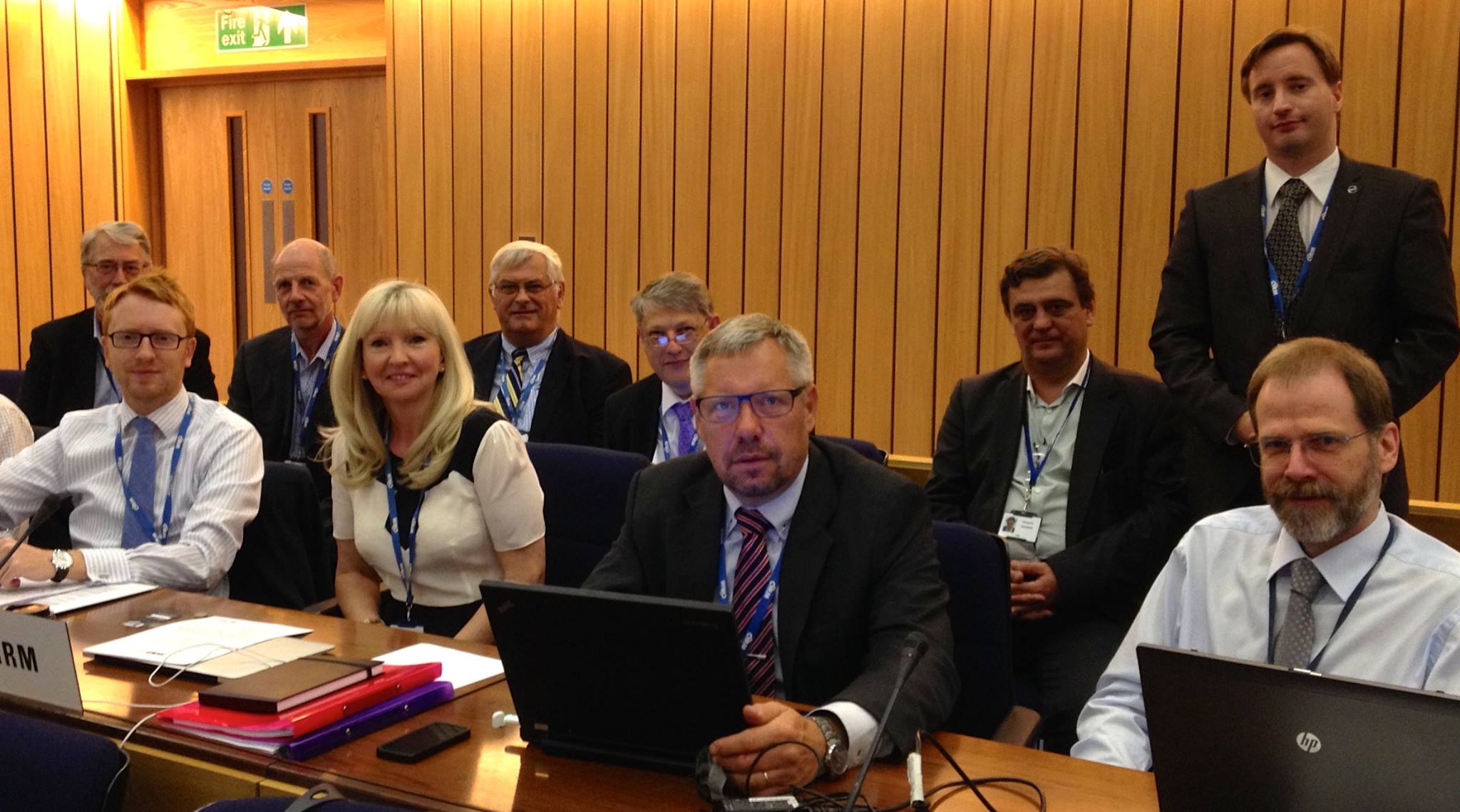 Some of the CIRM delegation at IMO 2014.jpg